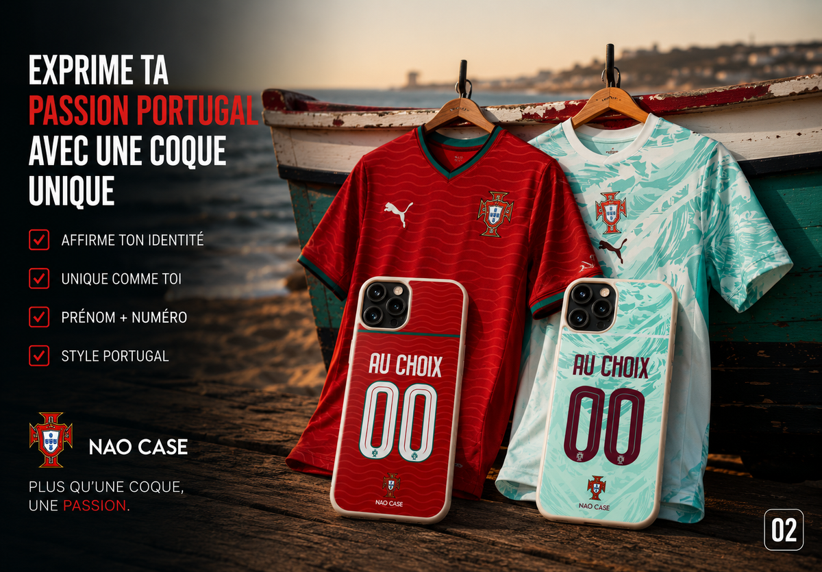 Nouveaux maillots Portugal 2026 : domicile et extérieur dévoilés