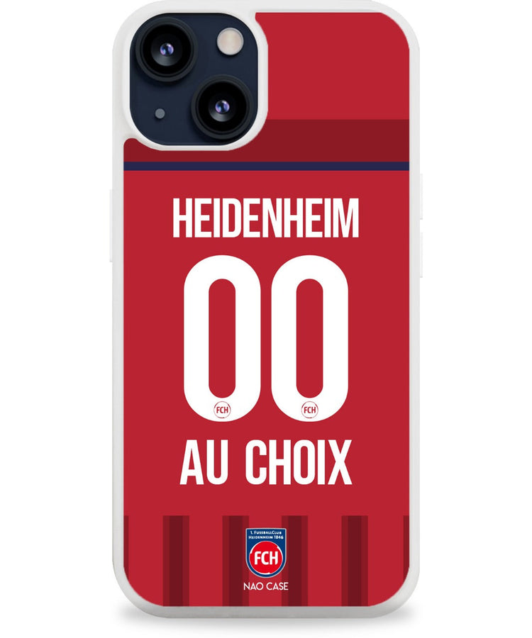 Coque FC Heidenheim domicile 2025/26 personnalisée avec prénom et numéro