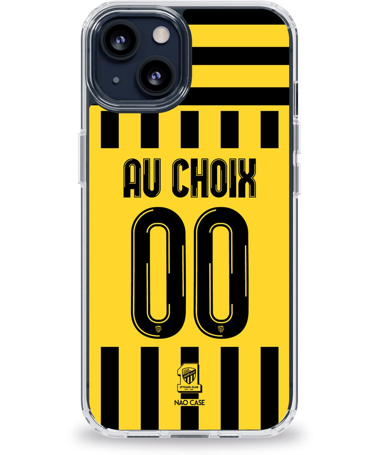 Coque Al Ittihad personnalisée avec prénom et numéro