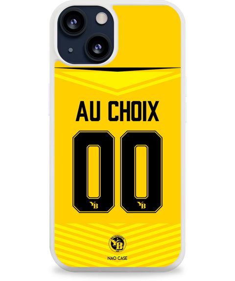 Coque BSC Young Boys domicile 2025/26 personnalisée avec prénom et numéro