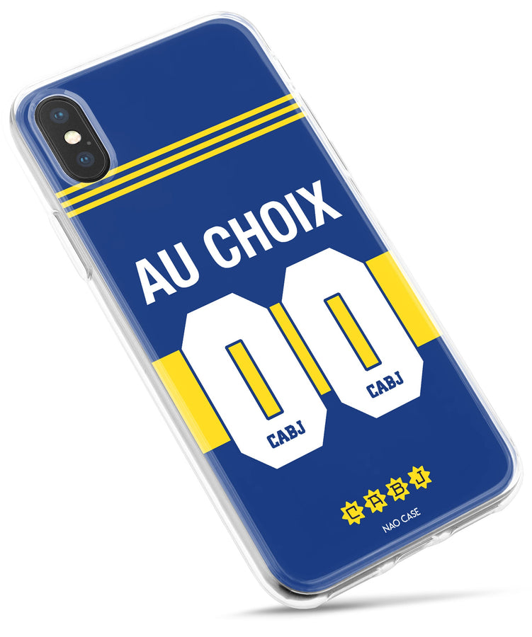 Coque Boca Juniors domicile personnalisée avec prénom et numéro