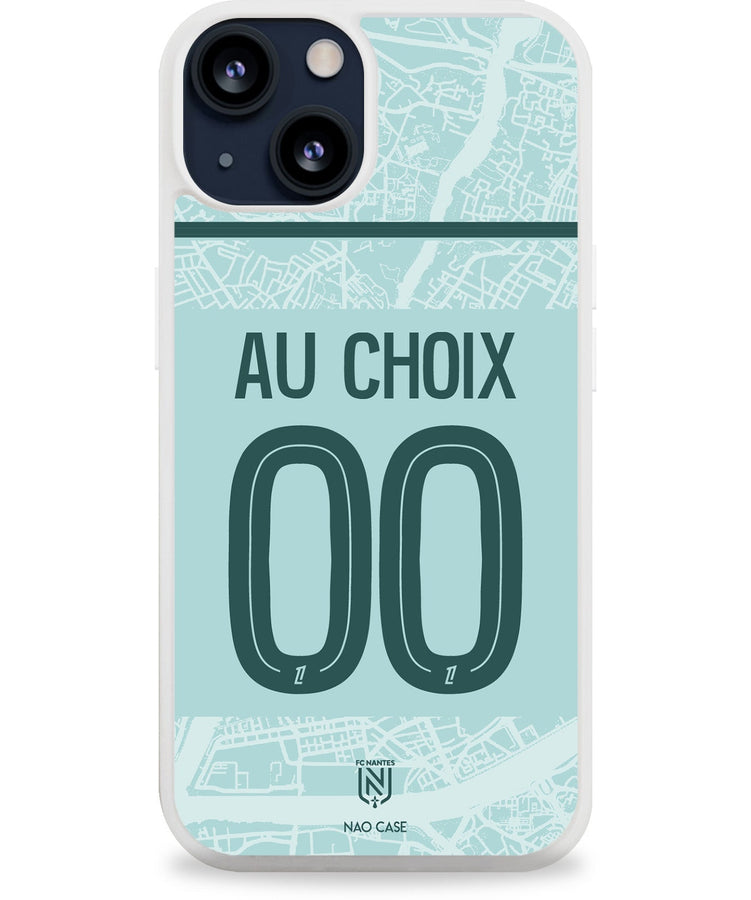 Coque FC Nantes extérieur 2025/26 personnalisée avec prénom et numéro