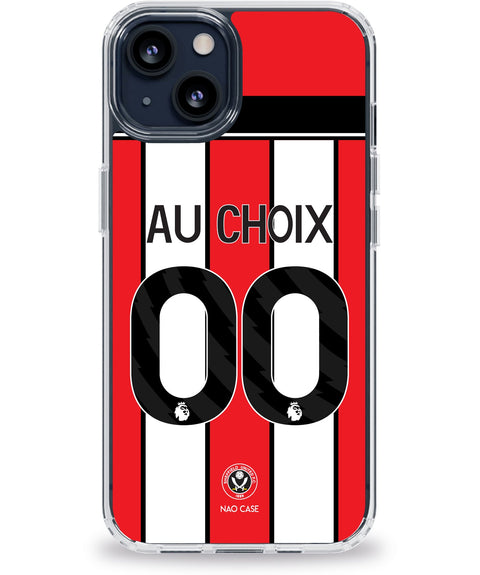 Coque Sheffield United domicile personnalisée avec prénom et numéro