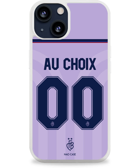 Coque FC Bâle extérieur 2025/26 personnalisée avec prénom et numéro