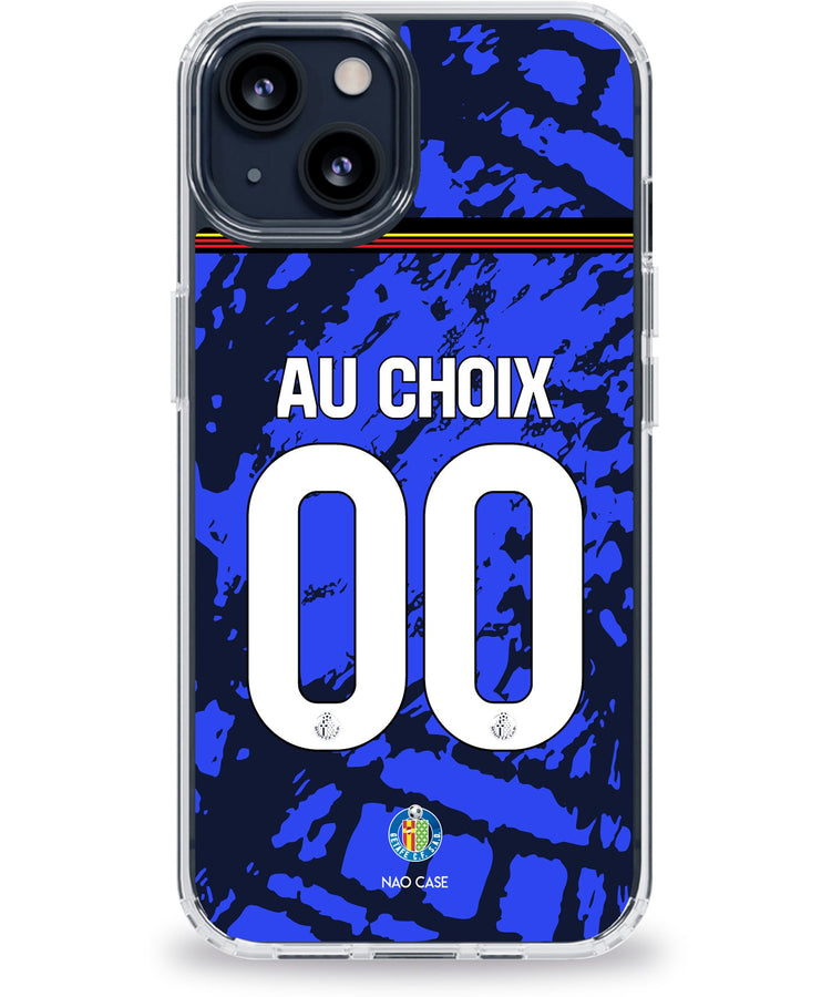 Coque Getafe CF domicile personnalisée avec prénom et numéro
