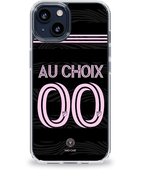 Coque Inter Miami extérieur personnalisée avec prénom et numéro