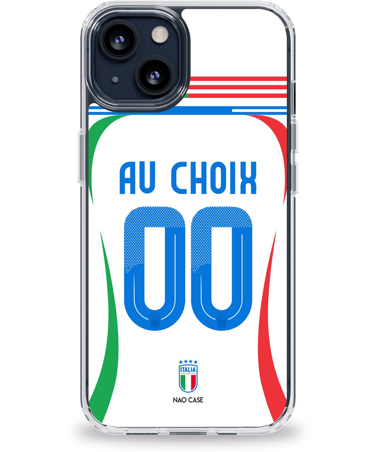 Coque Italie extérieur personnalisée avec prénom et numéro
