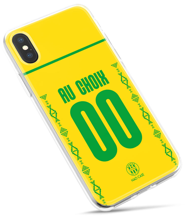 Coque JS Kabylie personnalisée avec prénom et numéro