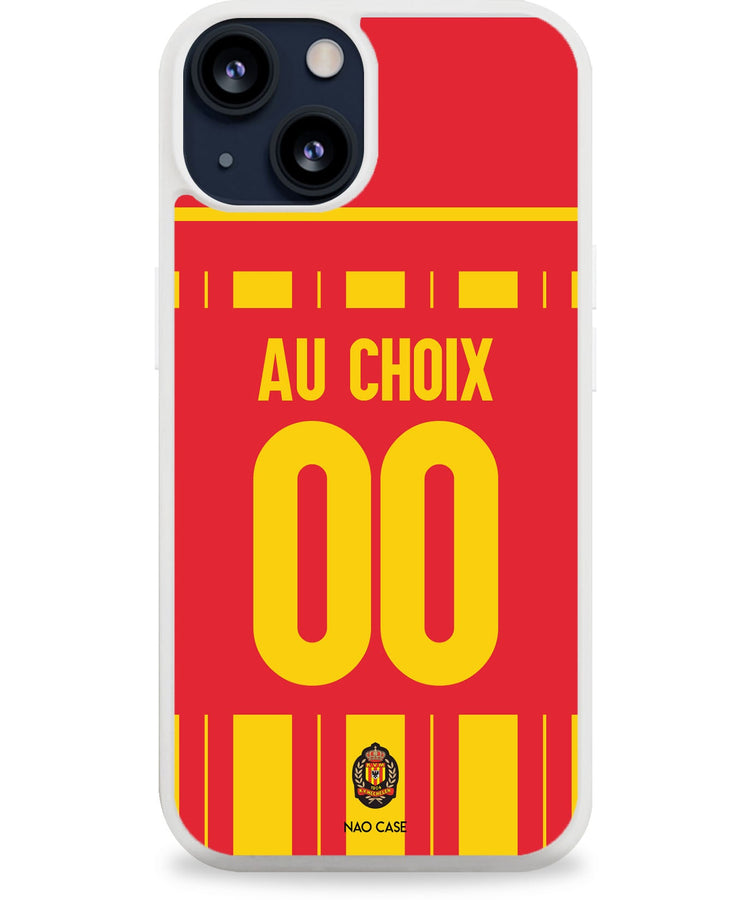 Coque KV Malines domicile 2025/26 personnalisée avec prénom et numéro