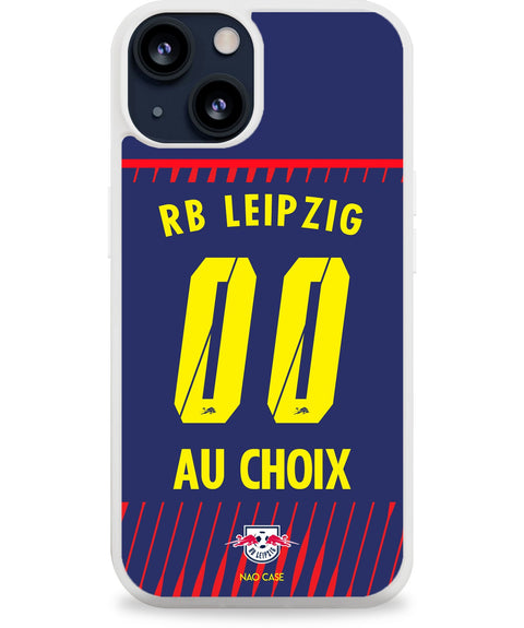 Coque RB Leipzig extérieur 2025/26 personnalisée avec prénom et numéro