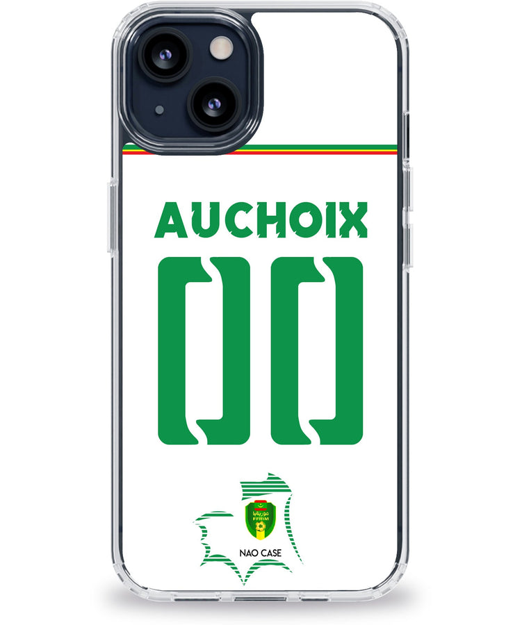 Coque Mauritanie domicile personnalisée avec prénom et numéro