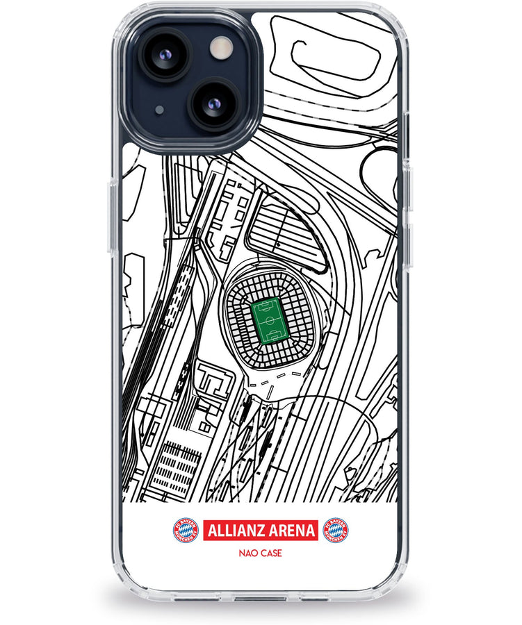 Coque stade Allianz Arena — design supporter personnalisable