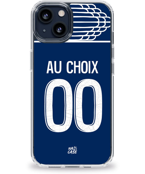 Coque PSG Ligue des Champions 2024/25 personnalisée avec prénom et numéro