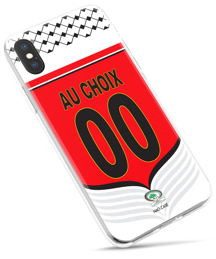 Coque Palestine domicile personnalisée avec prénom et numéro