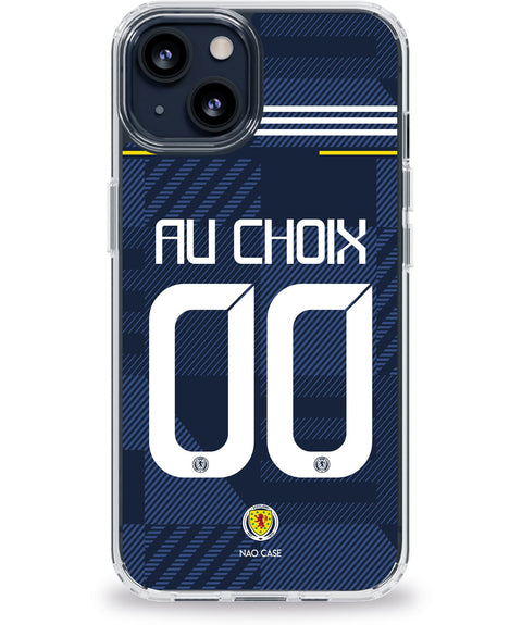 Coque Écosse domicile personnalisée avec prénom et numéro
