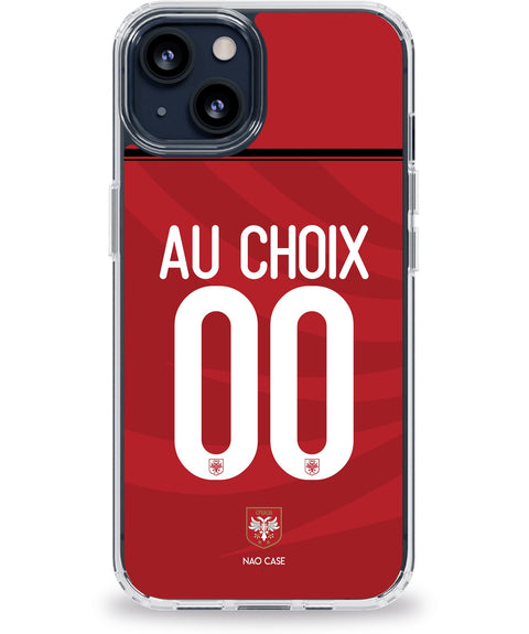 Coque Serbie domicile personnalisée avec prénom et numéro