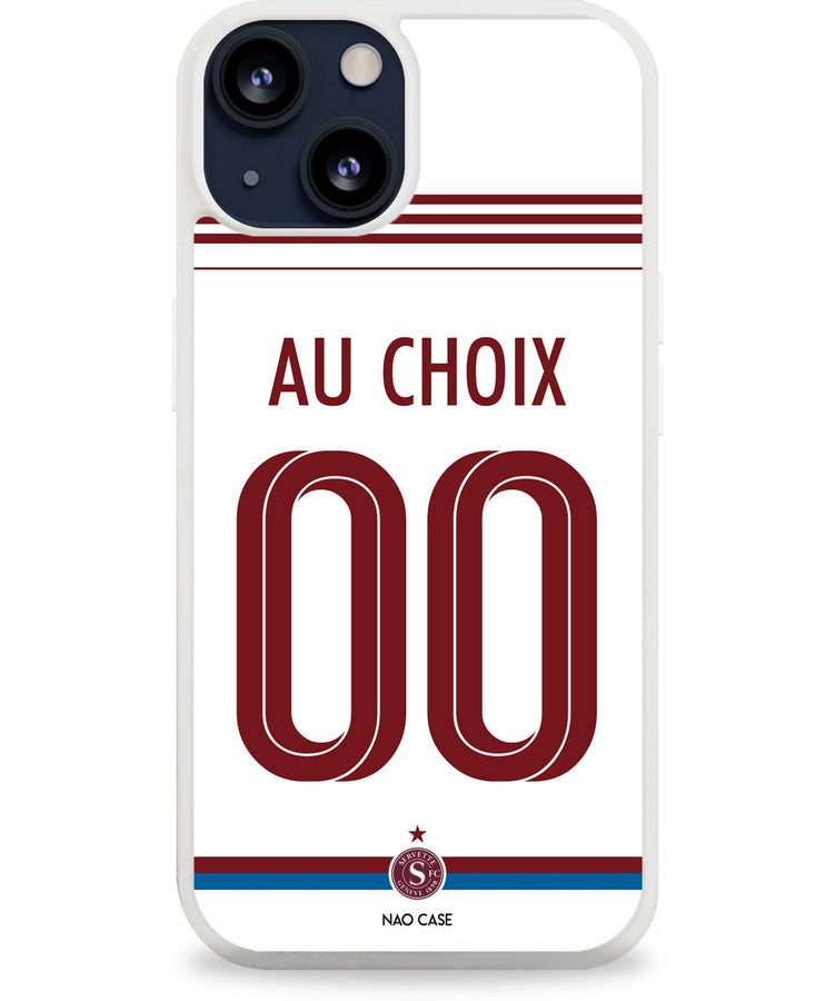 Coque Servette FC extérieur 2025/26 personnalisée avec prénom et numéro