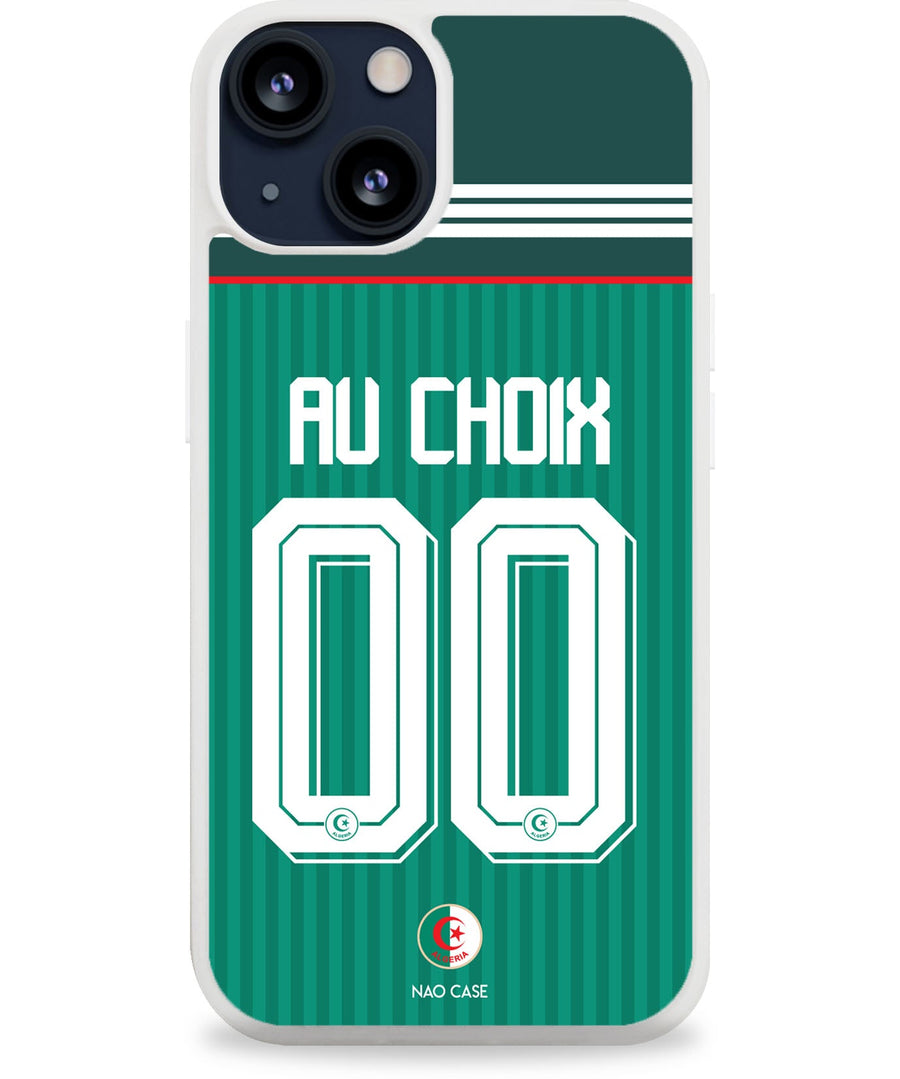 Coque football ALGERIE EXTERIEUR personnalisée nom numéro – 2ème coque -50% – iPhone Samsung Xiaomi Redmi