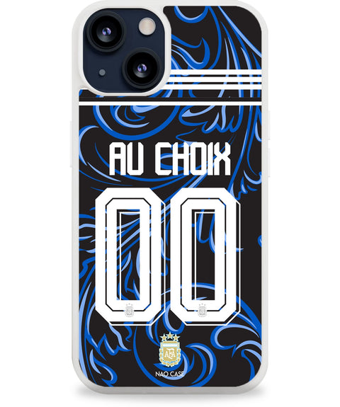 Coque Argentine extérieur personnalisée avec prénom et numéro pour iPhone et Samsung