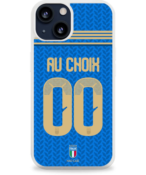 Coque Italie domicile personnalisée avec prénom et numéro pour iPhone et Samsung