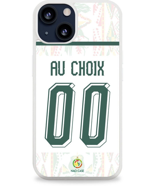 Coque football SENEGAL DOMICILE personnalisée nom numéro – 2ème coque -50% – iPhone Samsung Xiaomi Redmi