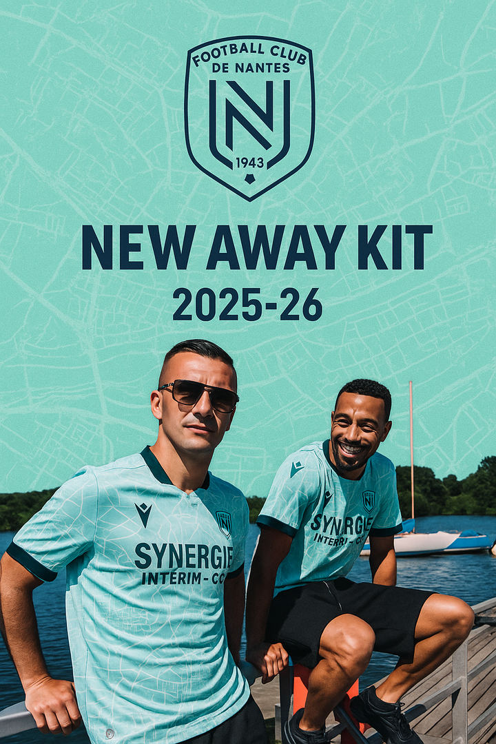 FC Nantes dévoile son maillot extérieur 2025-26