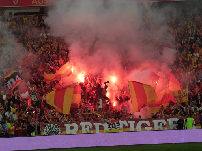 Supporters du RC Lens lors de Lens-Rennes le 20 août 2023, photo d’illustration