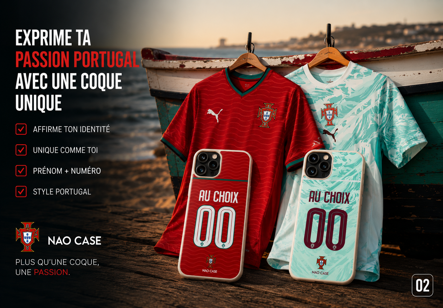 Nouveaux maillots Portugal 2026 : domicile et extérieur dévoilés