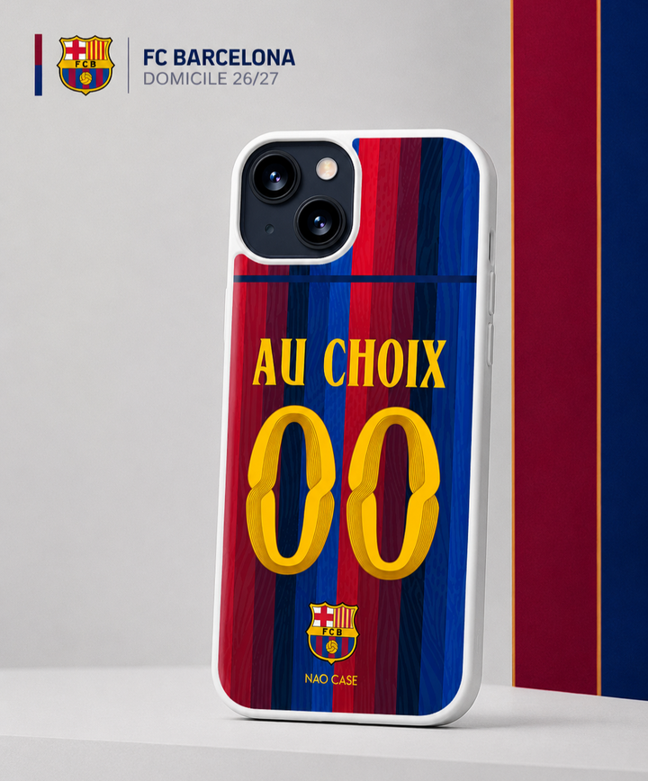 Nouvelle coque FC Barcelone domicile : fond d'écran offert
