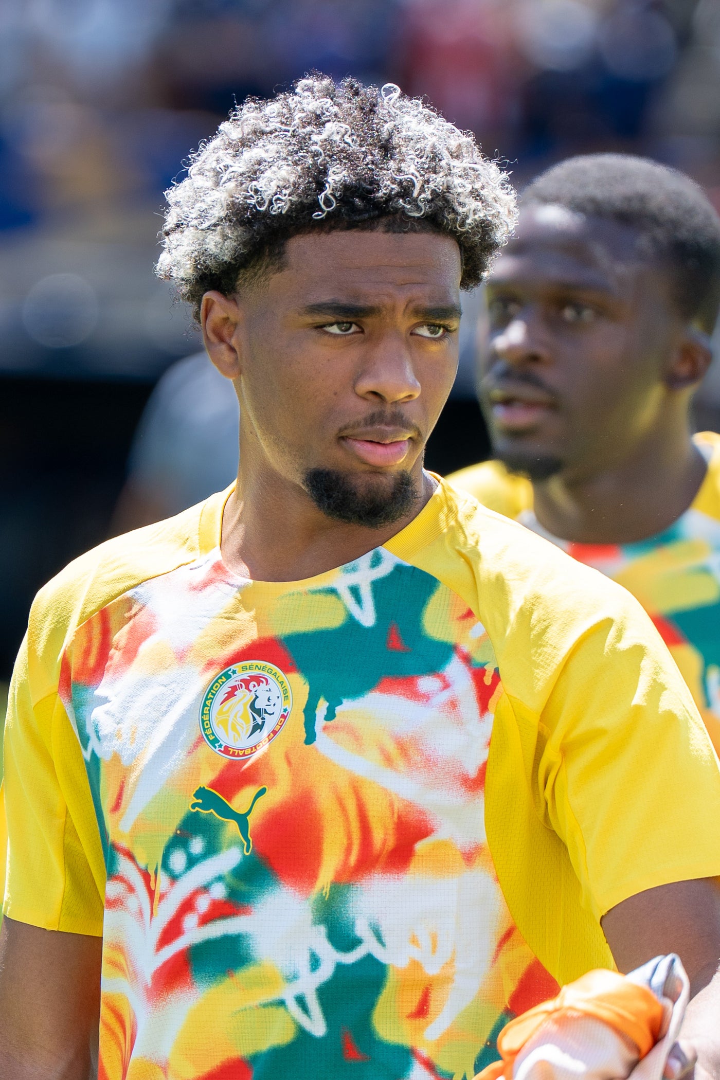 Ibrahim Mbaye avec le Sénégal lors de France-Sénégal à la Coupe du monde 2026, photo d’illustration