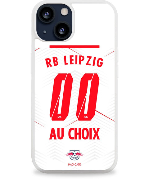 Coque RB Leipzig domicile 2025/26 personnalisée avec prénom et numéro