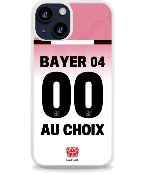 Coque Bayer Leverkusen extérieur 2025/26 personnalisée avec prénom et numéro