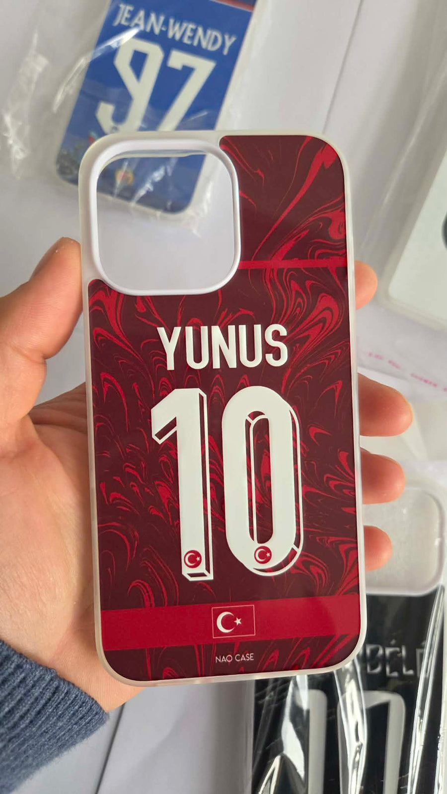 Coque Équipe des Pays-Bas personnalisée prénom numéro produite en France
