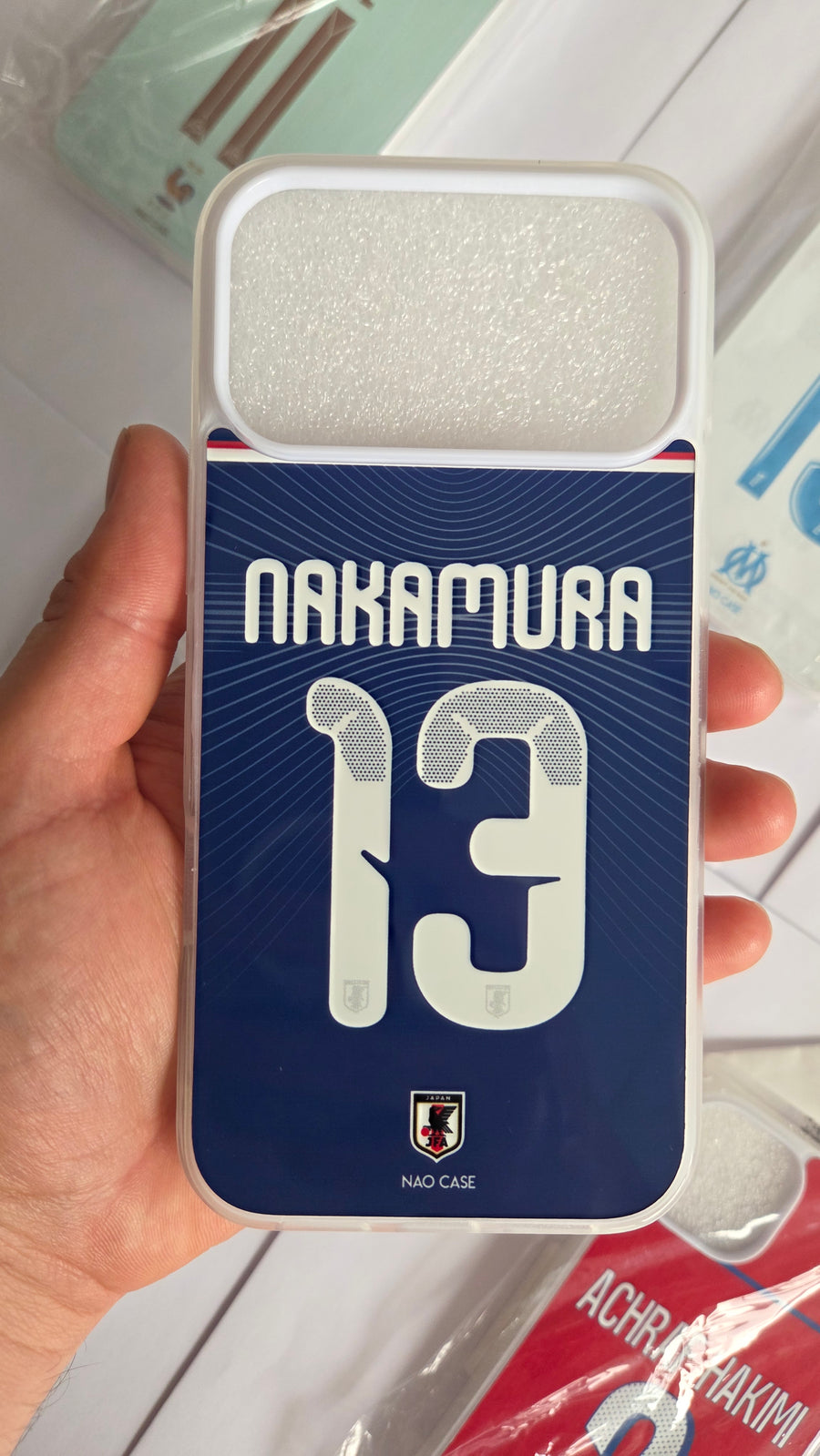 Coque Équipe des USA personnalisée prénom numéro produite en France