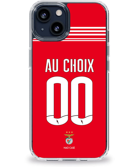 Coque Benfica domicile personnalisée avec prénom et numéro