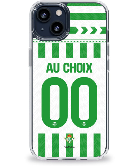 Coque Real Betis domicile personnalisée avec prénom et numéro