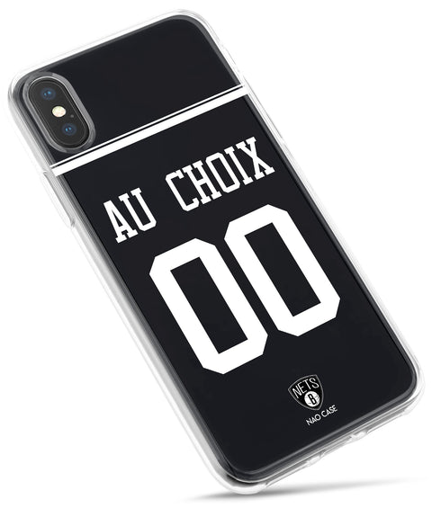 Coque Brooklyn Nets personnalisée avec prénom et numéro