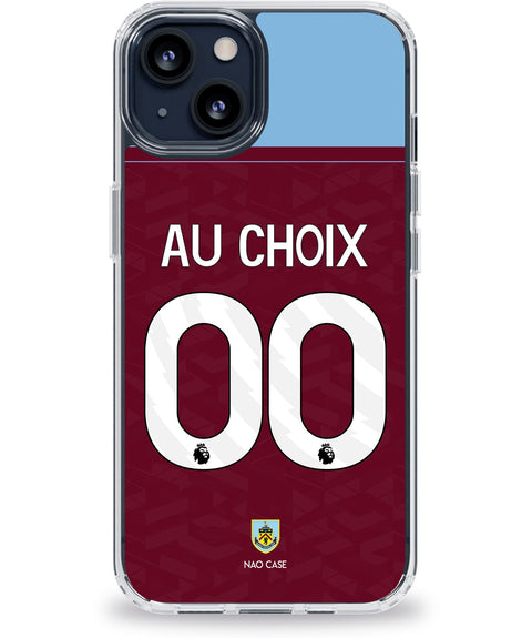 Coque Burnley domicile personnalisée avec prénom et numéro