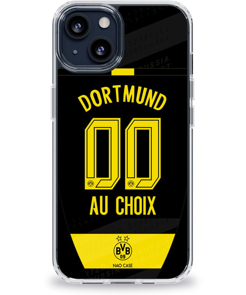 Coque Borussia Dortmund extérieur personnalisée avec prénom et numéro