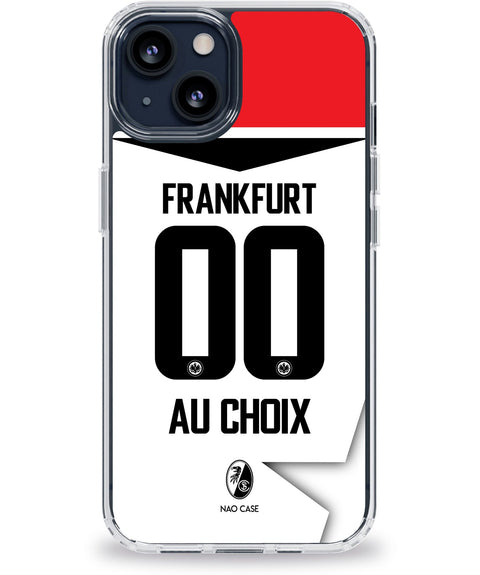 Coque Eintracht Francfort domicile personnalisée avec prénom et numéro