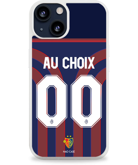 Coque FC Bâle domicile 2025/26 personnalisée avec prénom et numéro