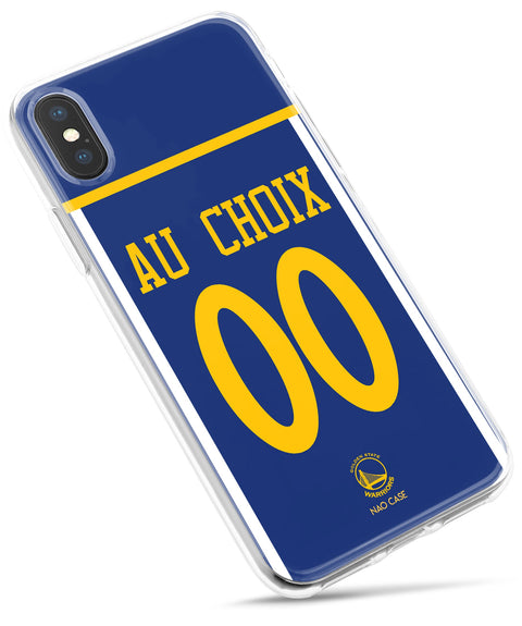 Coque Golden State Warriors personnalisée avec prénom et numéro