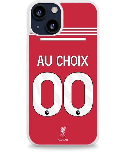 Coque Liverpool domicile 2025/26 personnalisée avec prénom et numéro