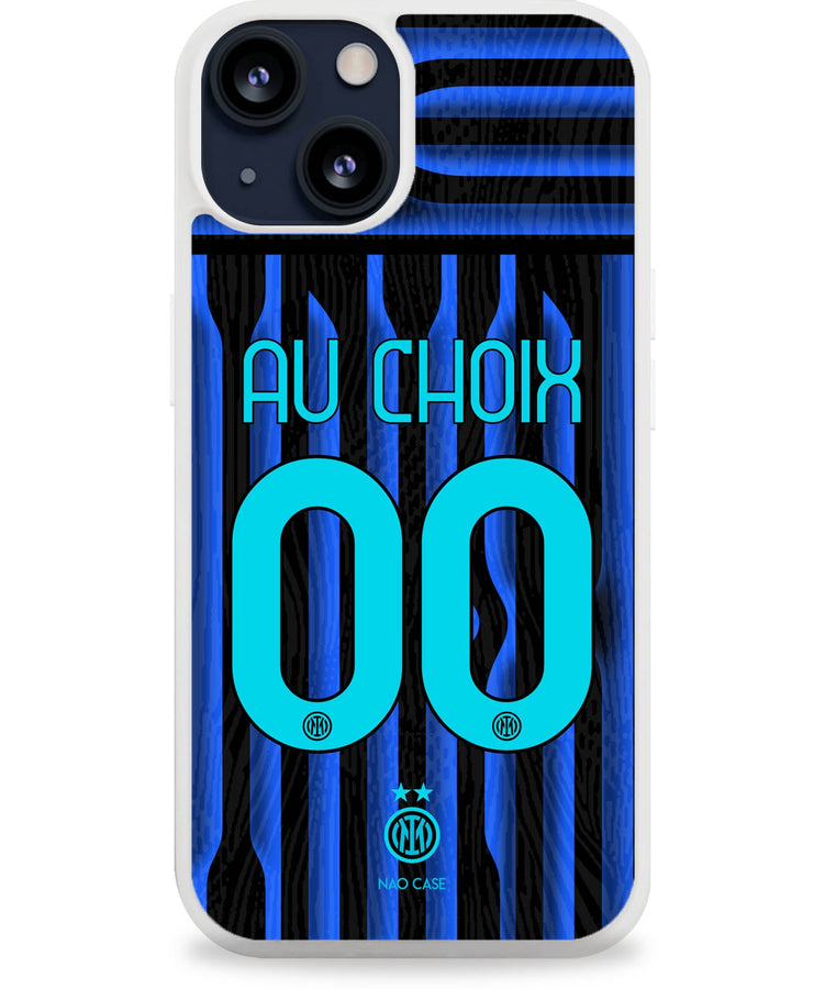Coque football INTER MILAN DOMICILE 2025/26 personnalisée nom numéro – 2ème coque -50% – iPhone Samsung Xiaomi Redmi