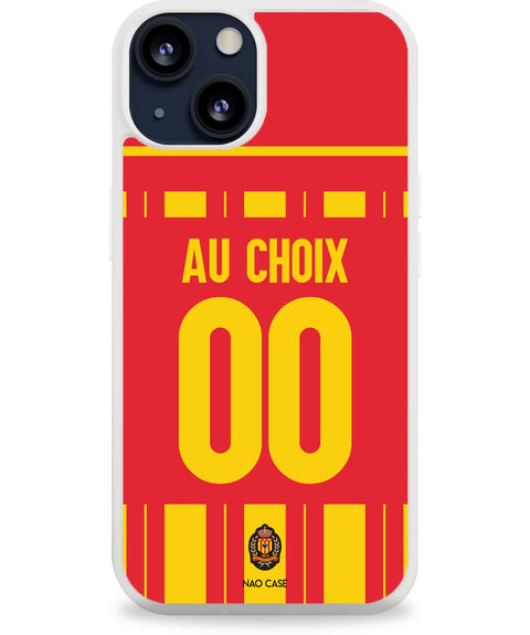 Coque KV Malines domicile 2025/26 personnalisée avec prénom et numéro