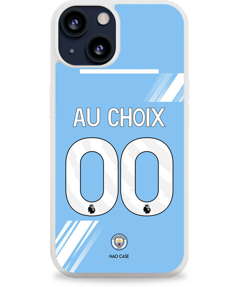 Coque Manchester City domicile 2025/26 personnalisée avec prénom et numéro