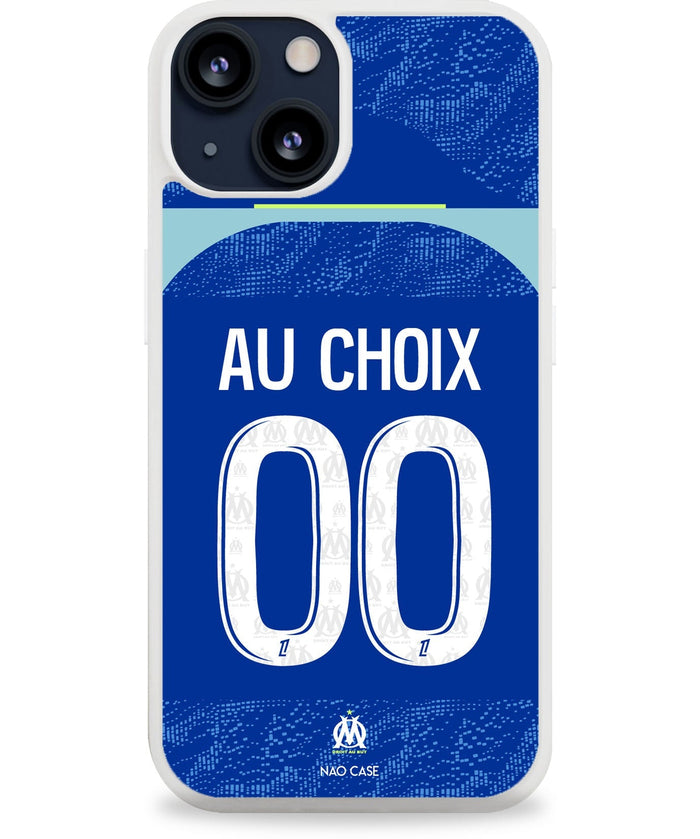 Coque football OM THIRD 2025/26 personnalisée nom numéro – 2ème coque -50% – iPhone Samsung Xiaomi Redmi