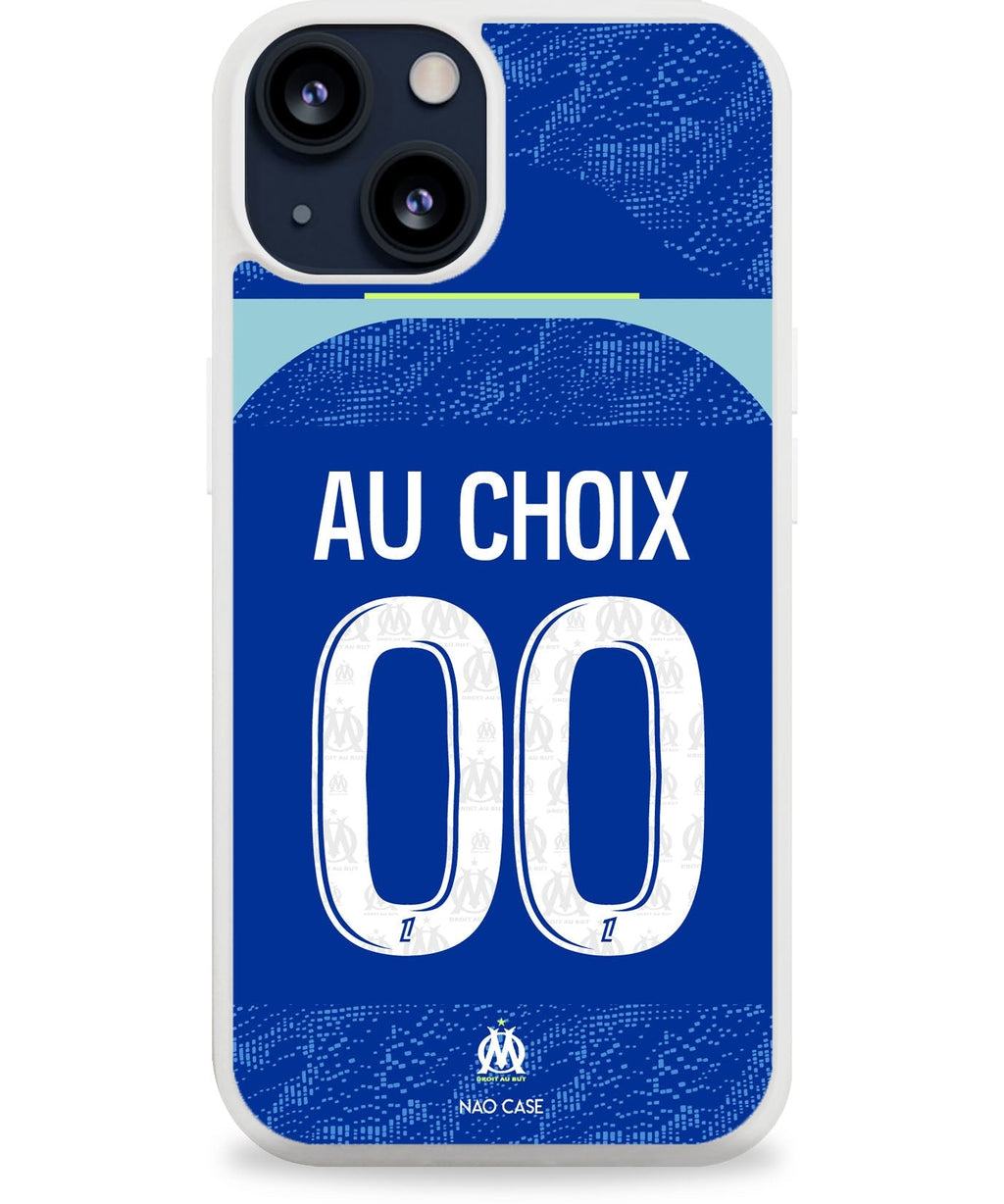 Coque football OM THIRD 2025/26 personnalisée nom numéro – 2ème coque -50% – iPhone Samsung Xiaomi Redmi