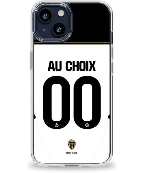 Coque Valencia CF domicile personnalisée avec prénom et numéro