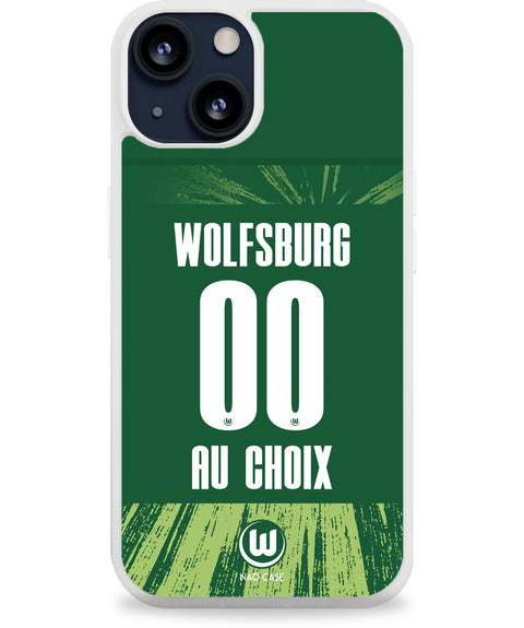 Coque VfL Wolfsburg domicile 2025/26 personnalisée avec prénom et numéro